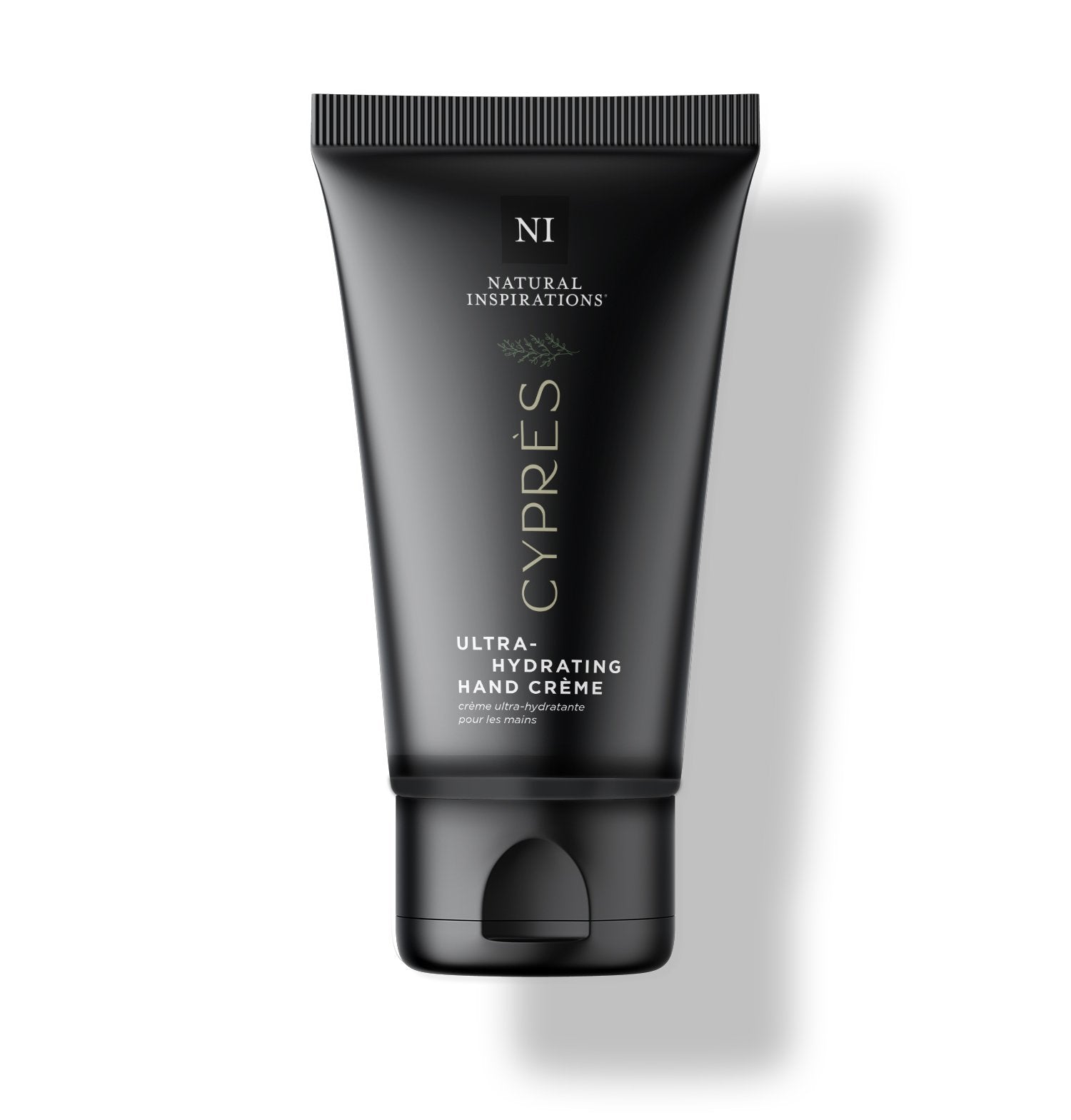 Natural Inspirations Cypres Ultra-Hydrating Mini Hand Cream tube on a white background.