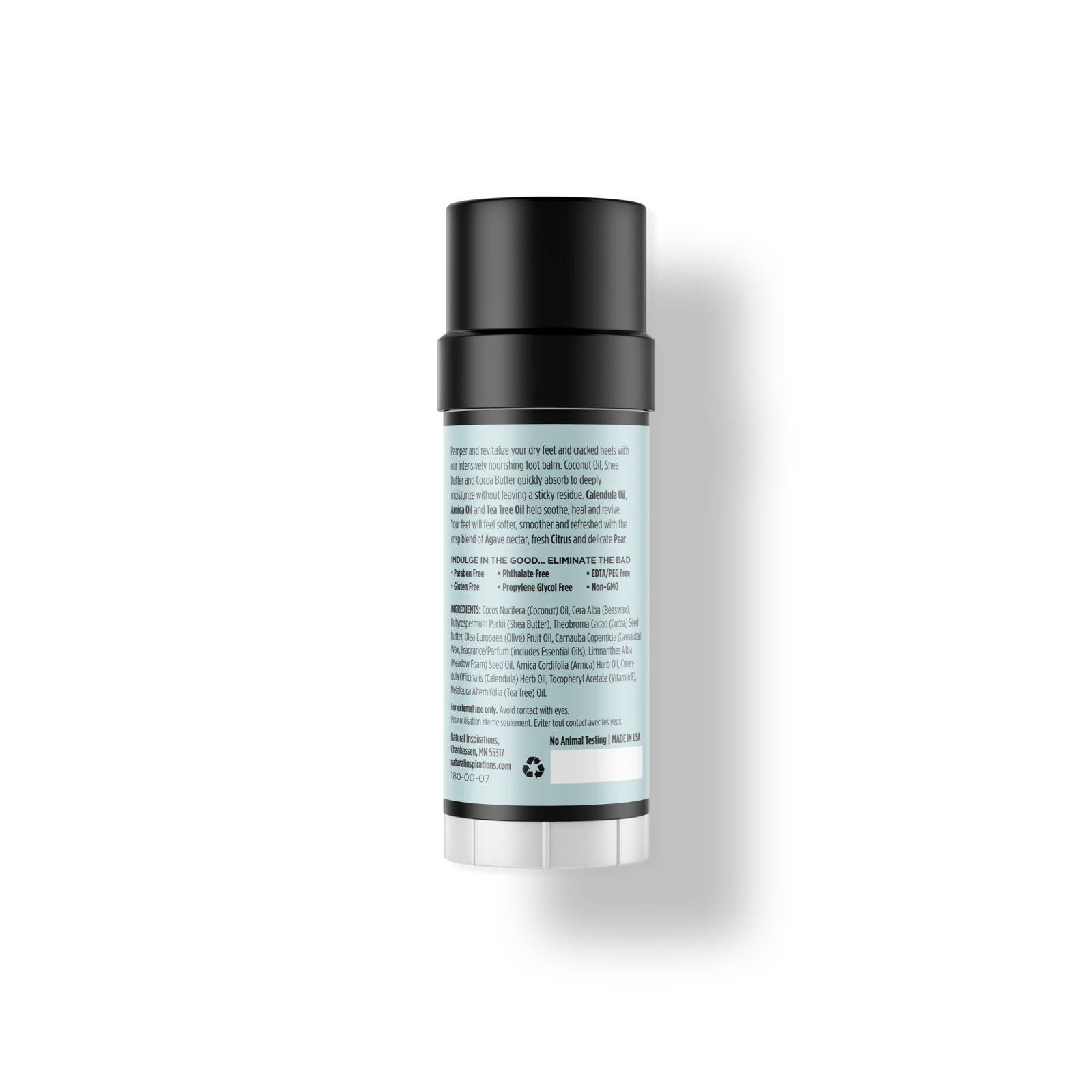back of agave pear foot balm