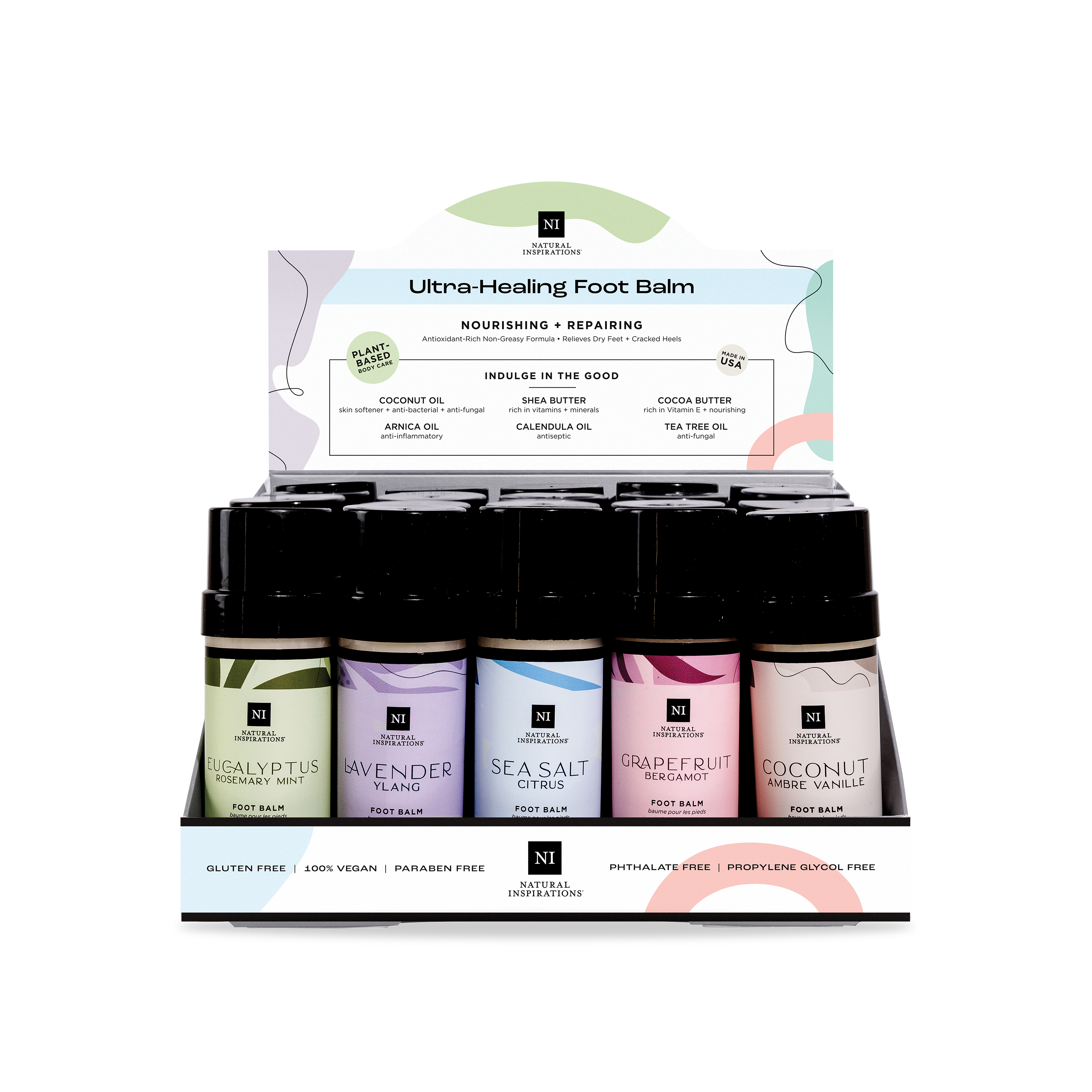 Foot Balm Display (Empty)