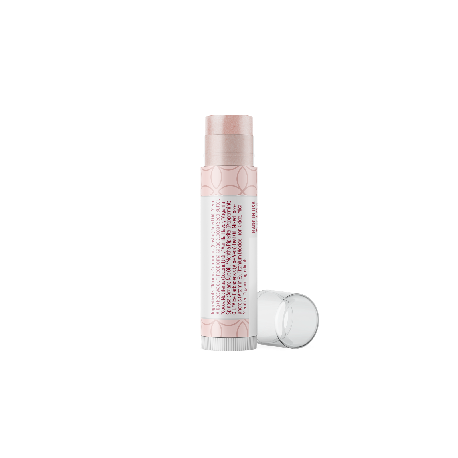 back of shimmer lip tint