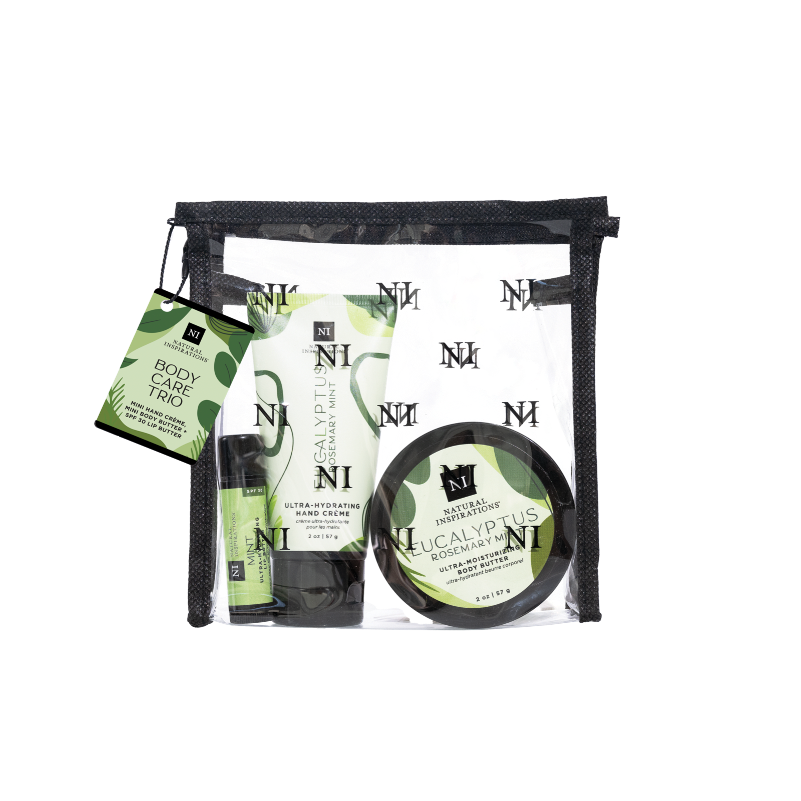 eucalyptus rosemary mint body care trio gift set