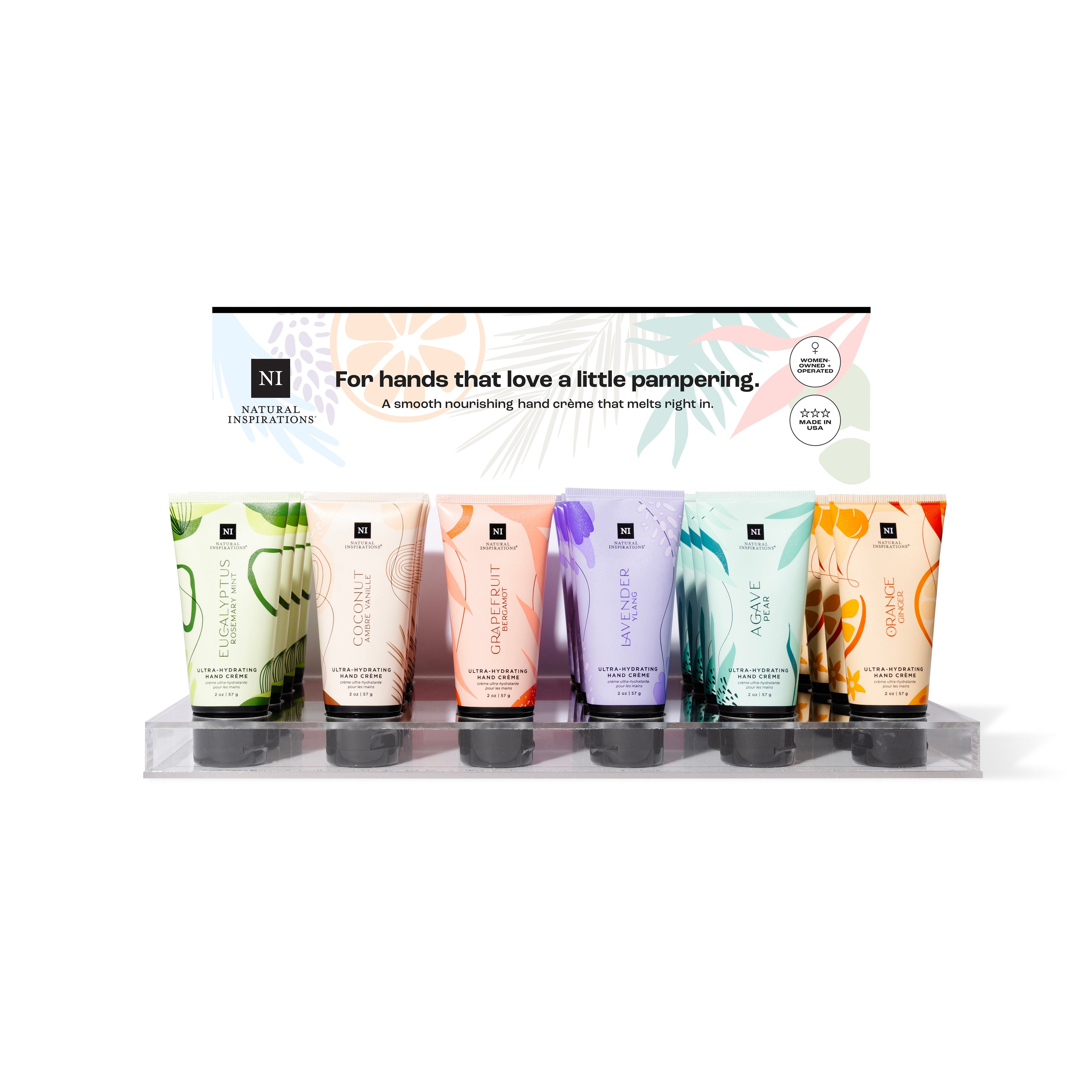 EMPTY Mini Hand Crème Acrylic Display
