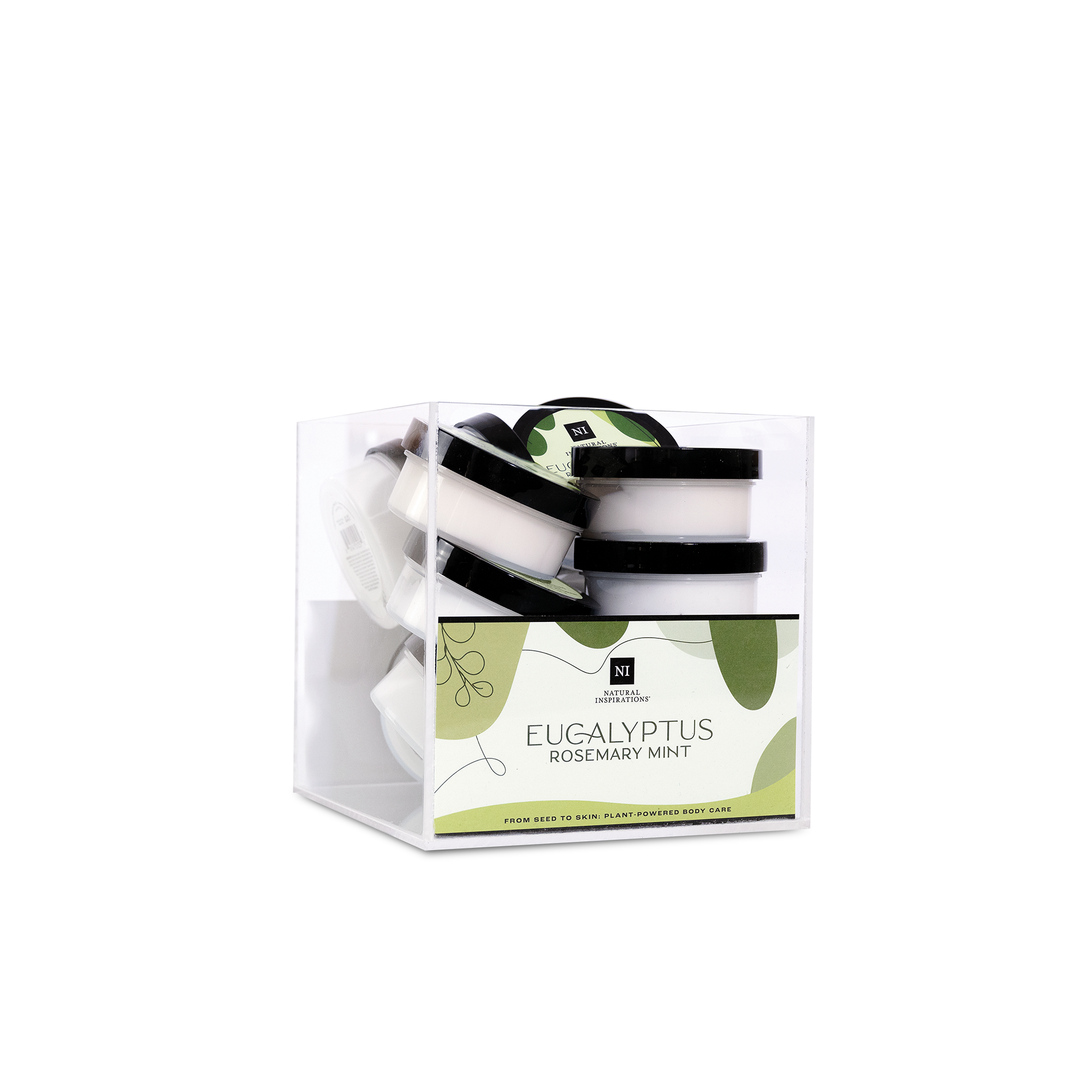 Eucalyptus Rosemary Mint Mini Body Butter Acrylic Box Display