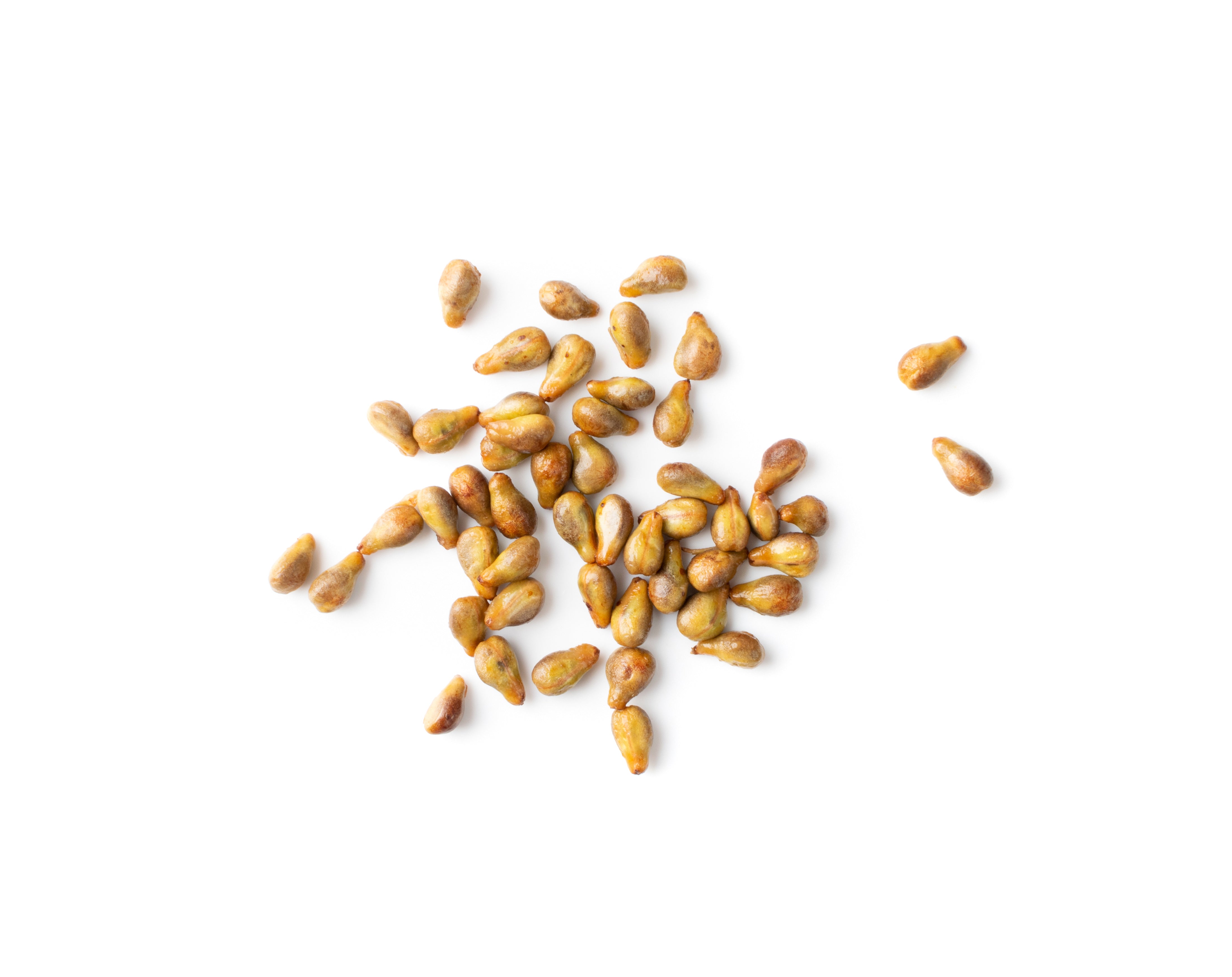 overhead view of grape seeds