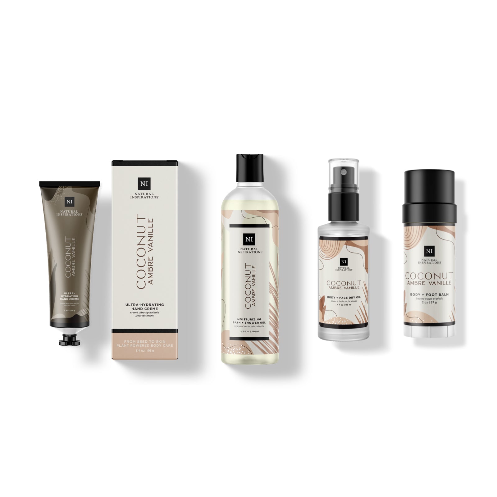 Head-To-Toe Glow Gift Set - Coconut Ambre Vanille