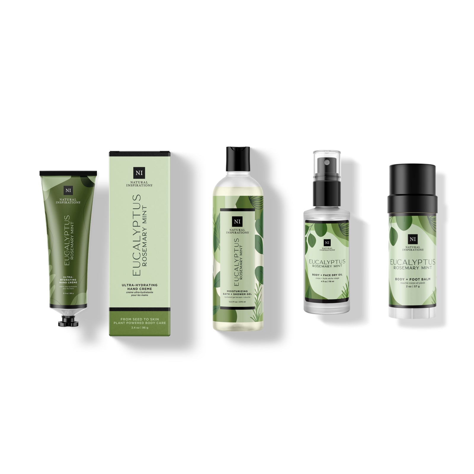 Head-To-Toe Glow Gift Set - Eucalyptus Rosemary Mint