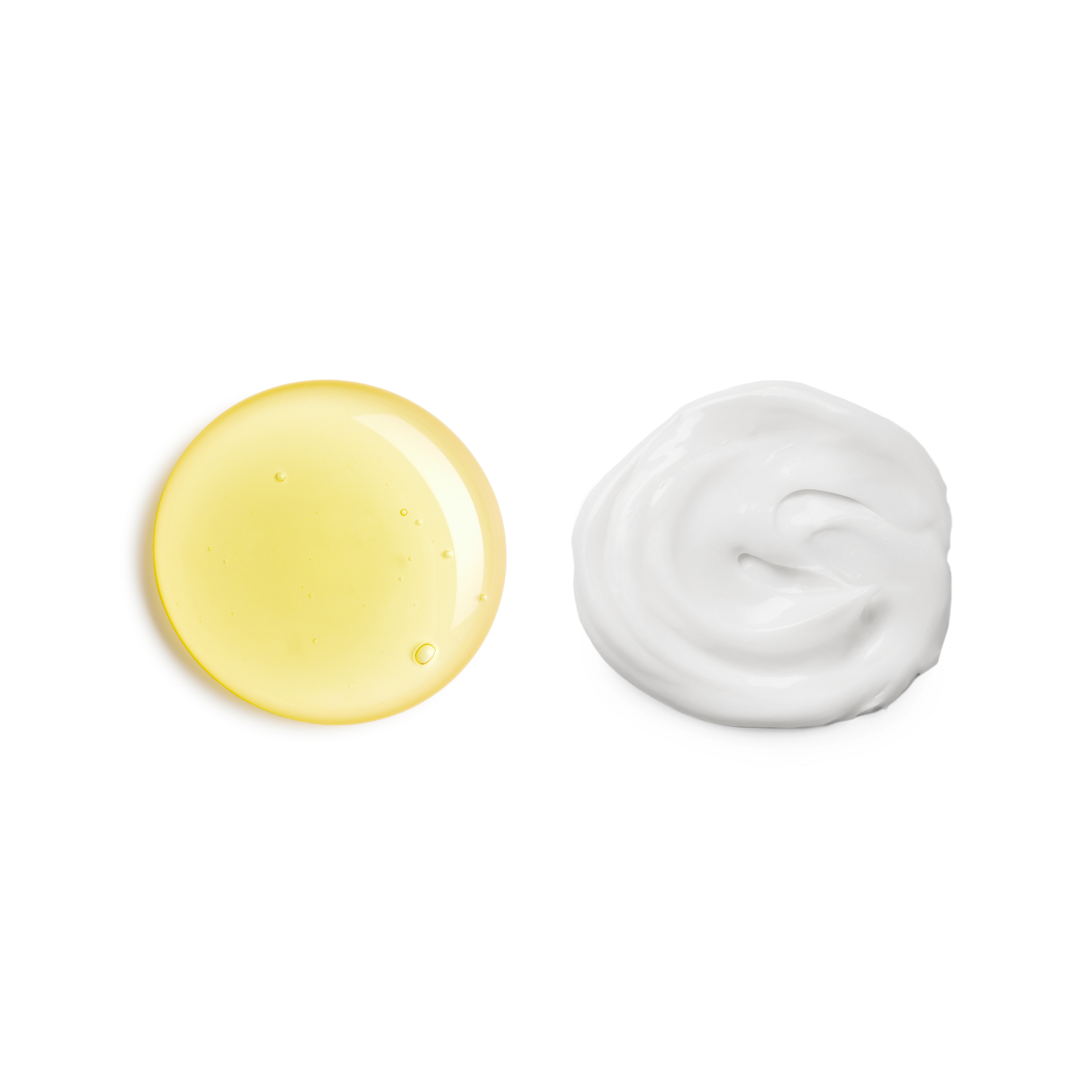 hand wash and hand lotion product smears