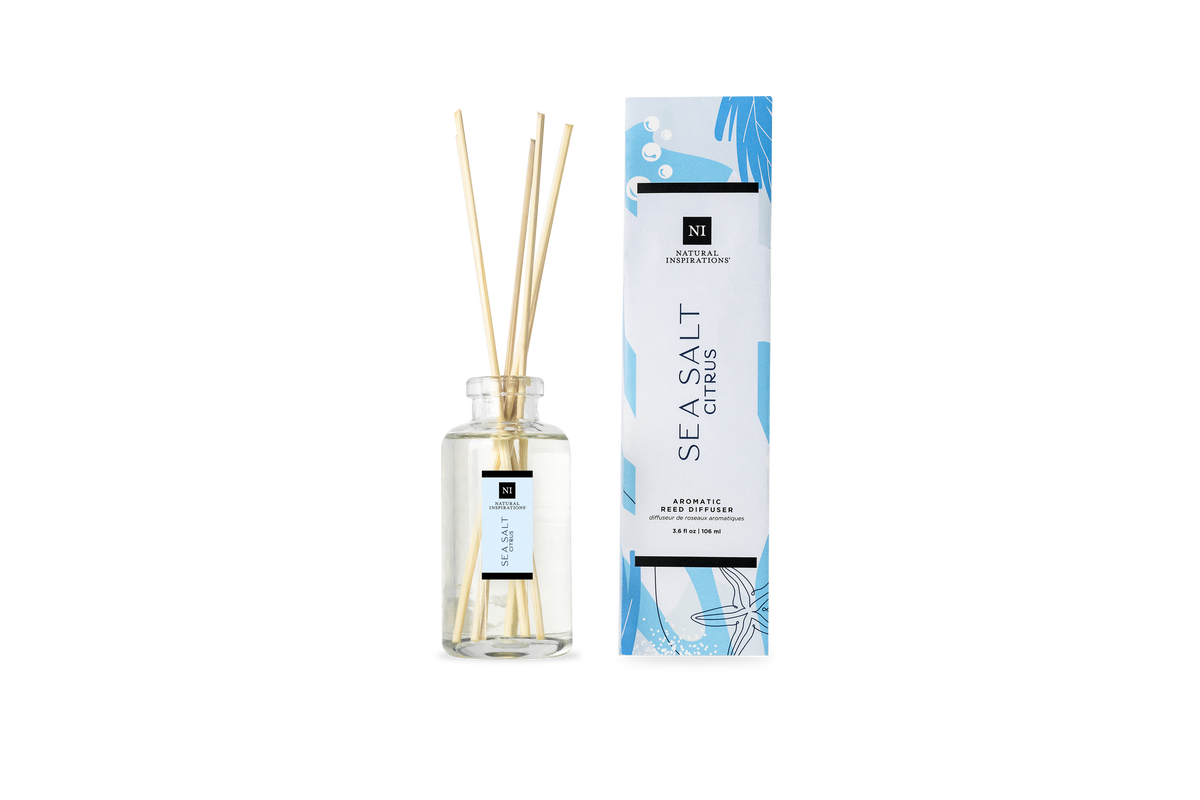 Sea Salt Citrus – Aromatic Reed Diffuser | Natural Inspirations