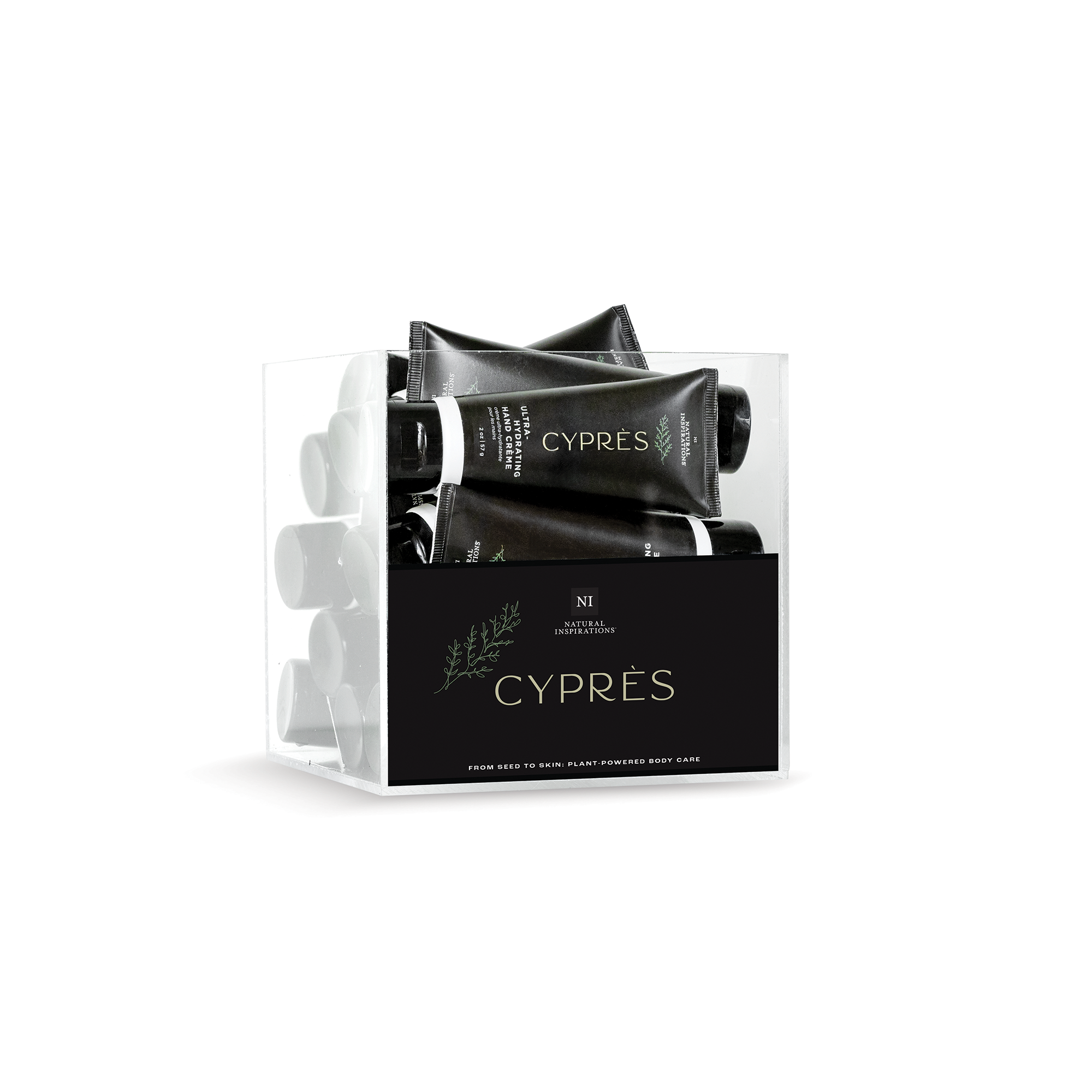 Cyprès Mini Hand Crème Acrylic Box Display