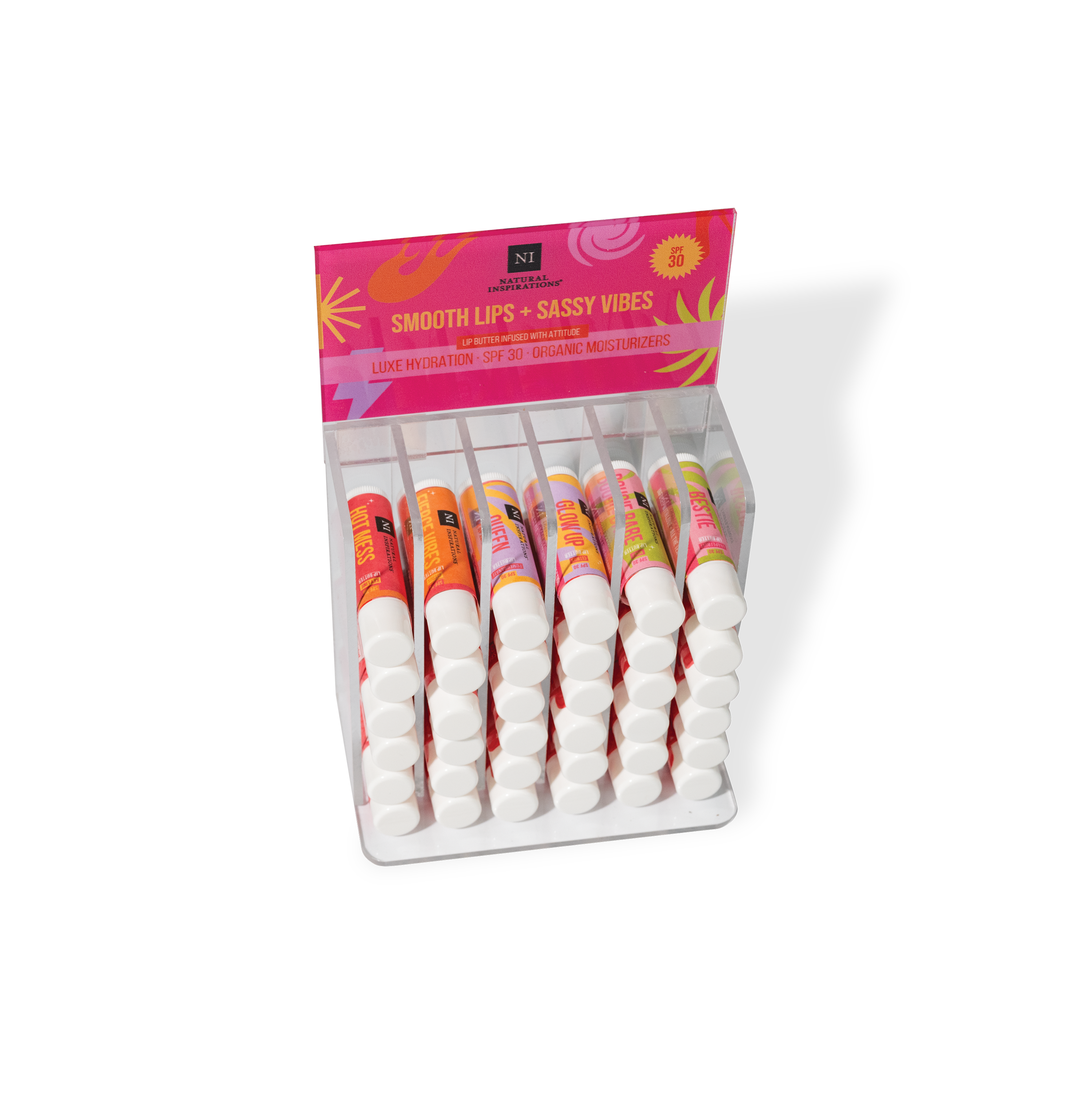 SPF 30 Lip Butter Display Prepack | Sassy and Co™ Everyday Collection