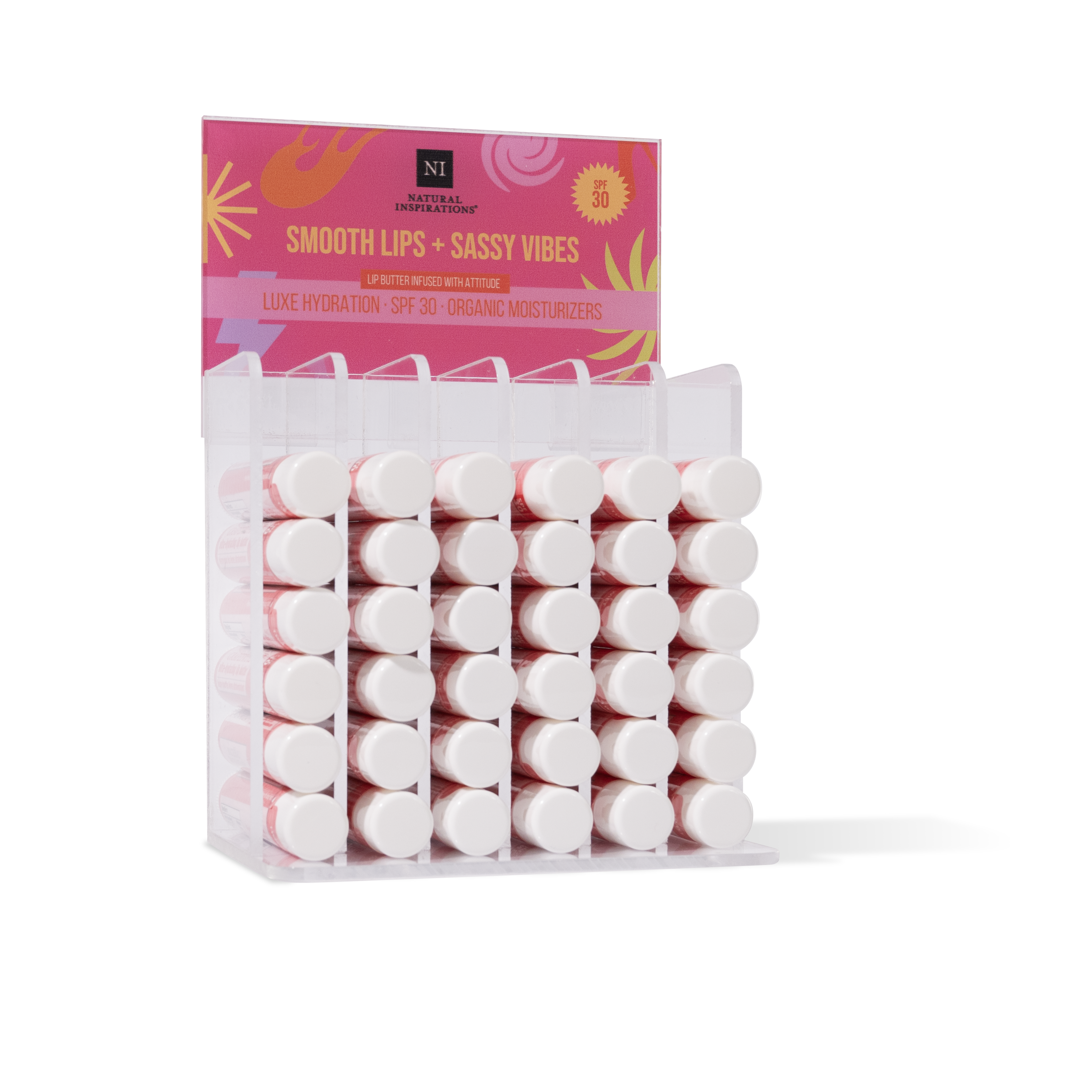 SPF 30 Lip Butter Display Prepack | Sassy and Co™ Everyday Collection