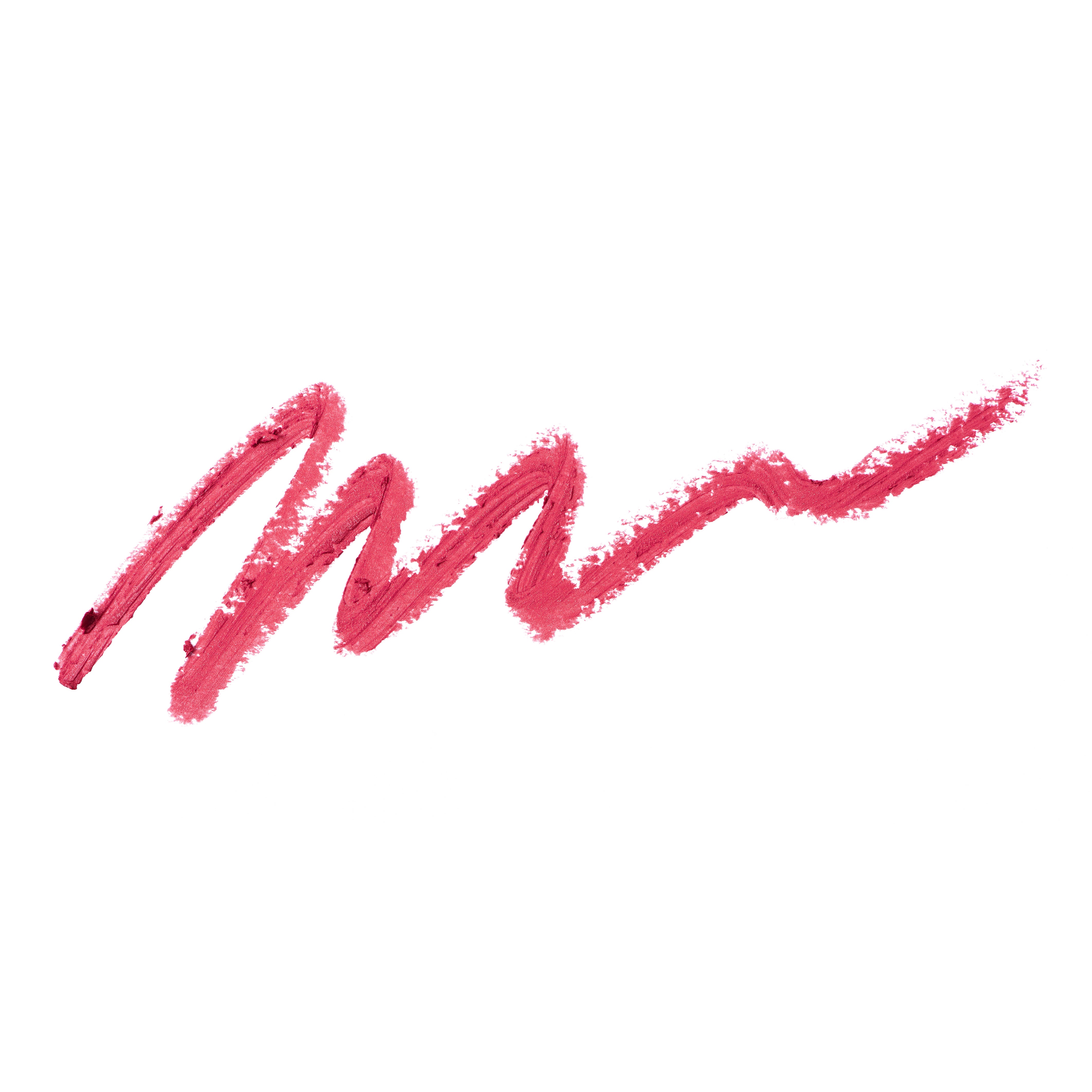 raspberry lip tint product smear